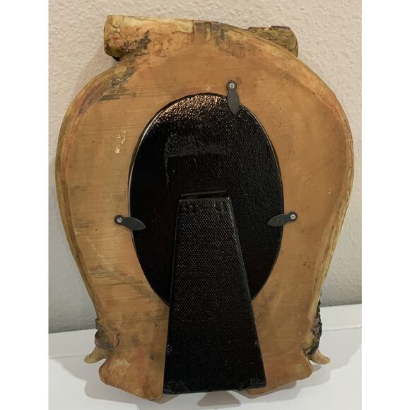 Vtg Resin Deer Antler Native American Indian Bone Photo Picture Frame 4” X 6” - Picture 9 of 16